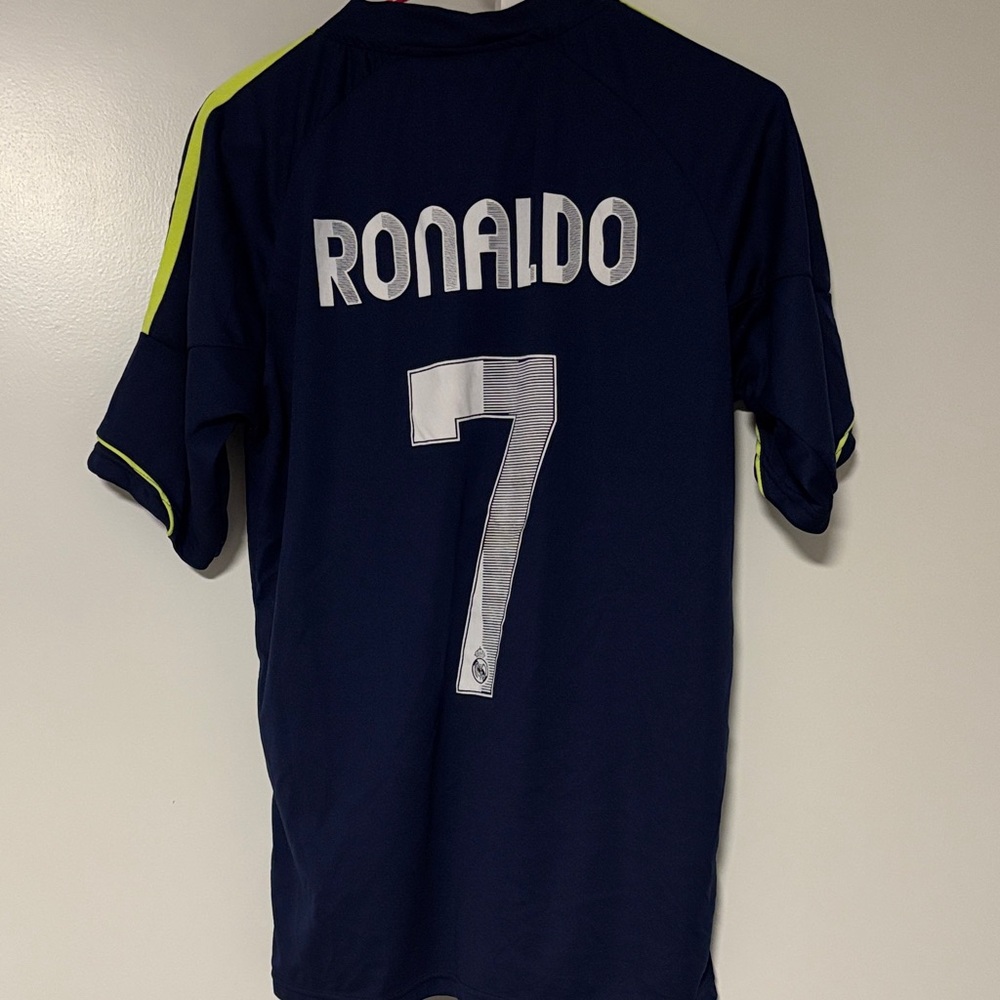 Ronaldo Navy Soccer Jersey
